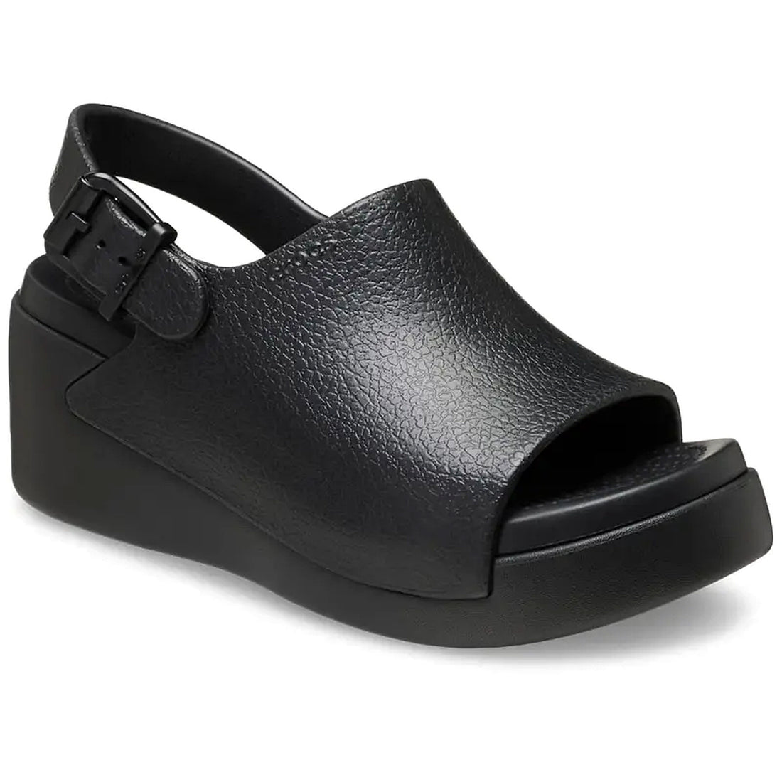 Women's Chunky Platform Wedge Sandals – Adjustable Buckle Strap, Open Toe
