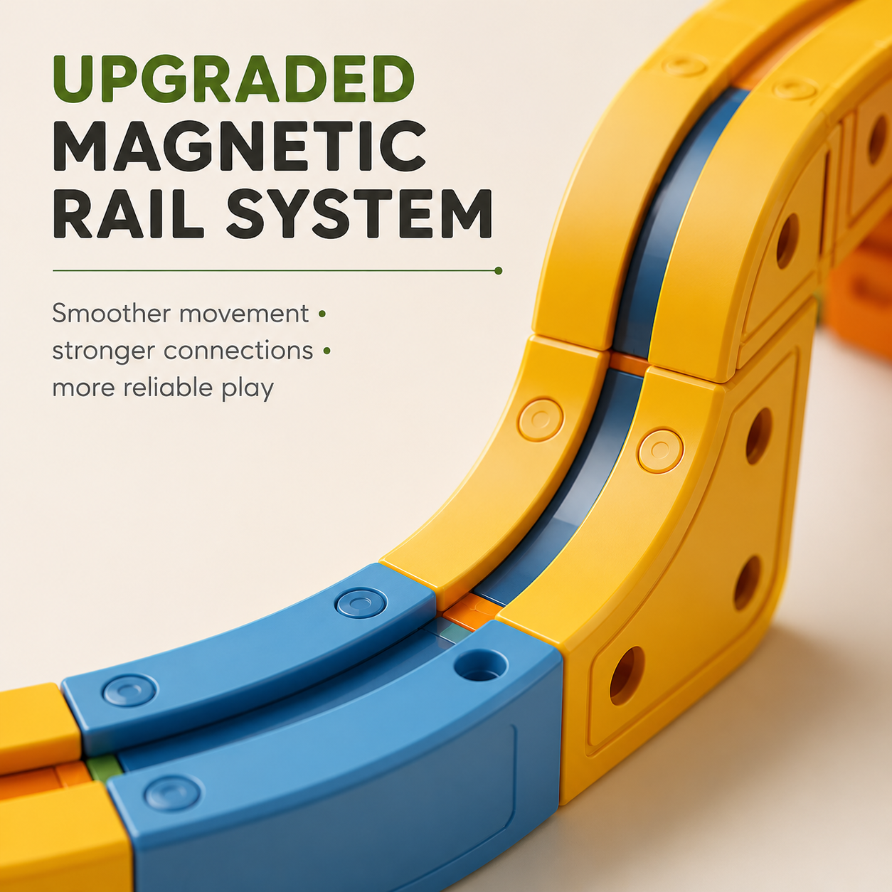 Infinity Racer magnetic train set contents