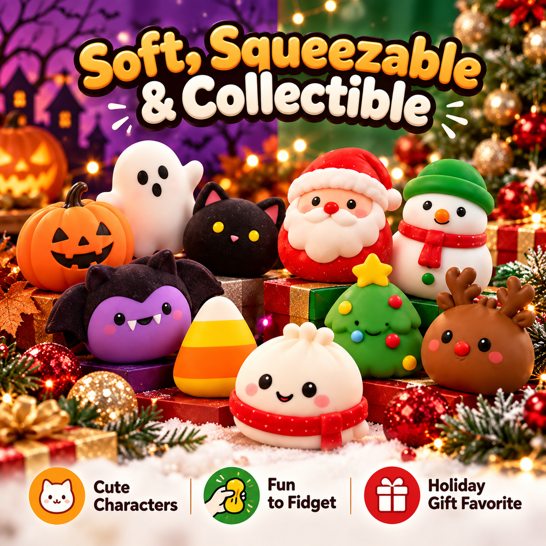 24-Day Holiday Squishy Surprise