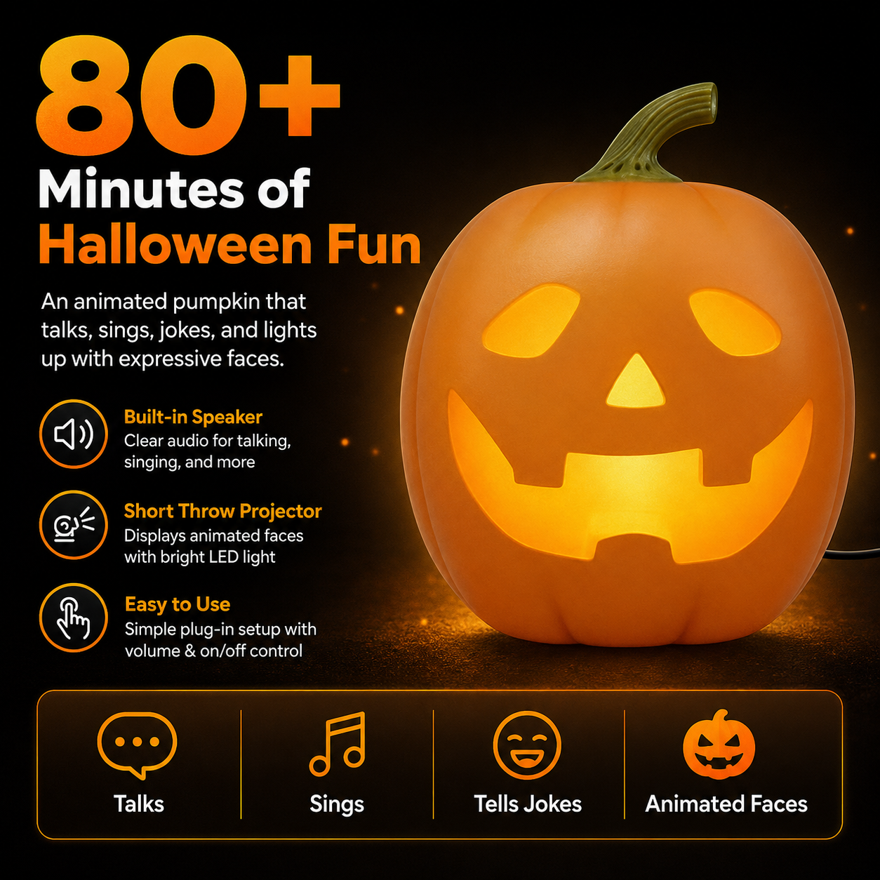 80 plus minutes of animated Halloween entertainment