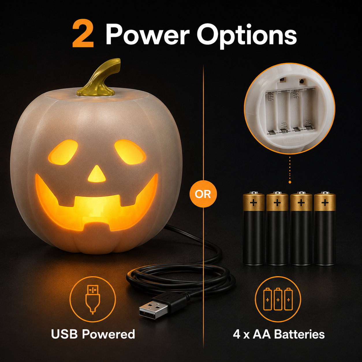 Animated pumpkin easy controls
